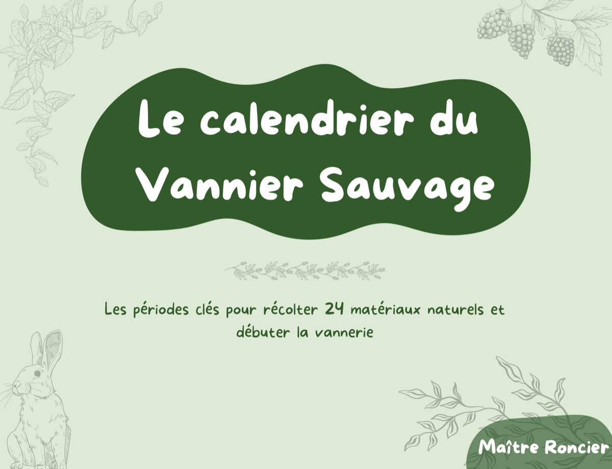 Le calendrier du Vannier Sauvage